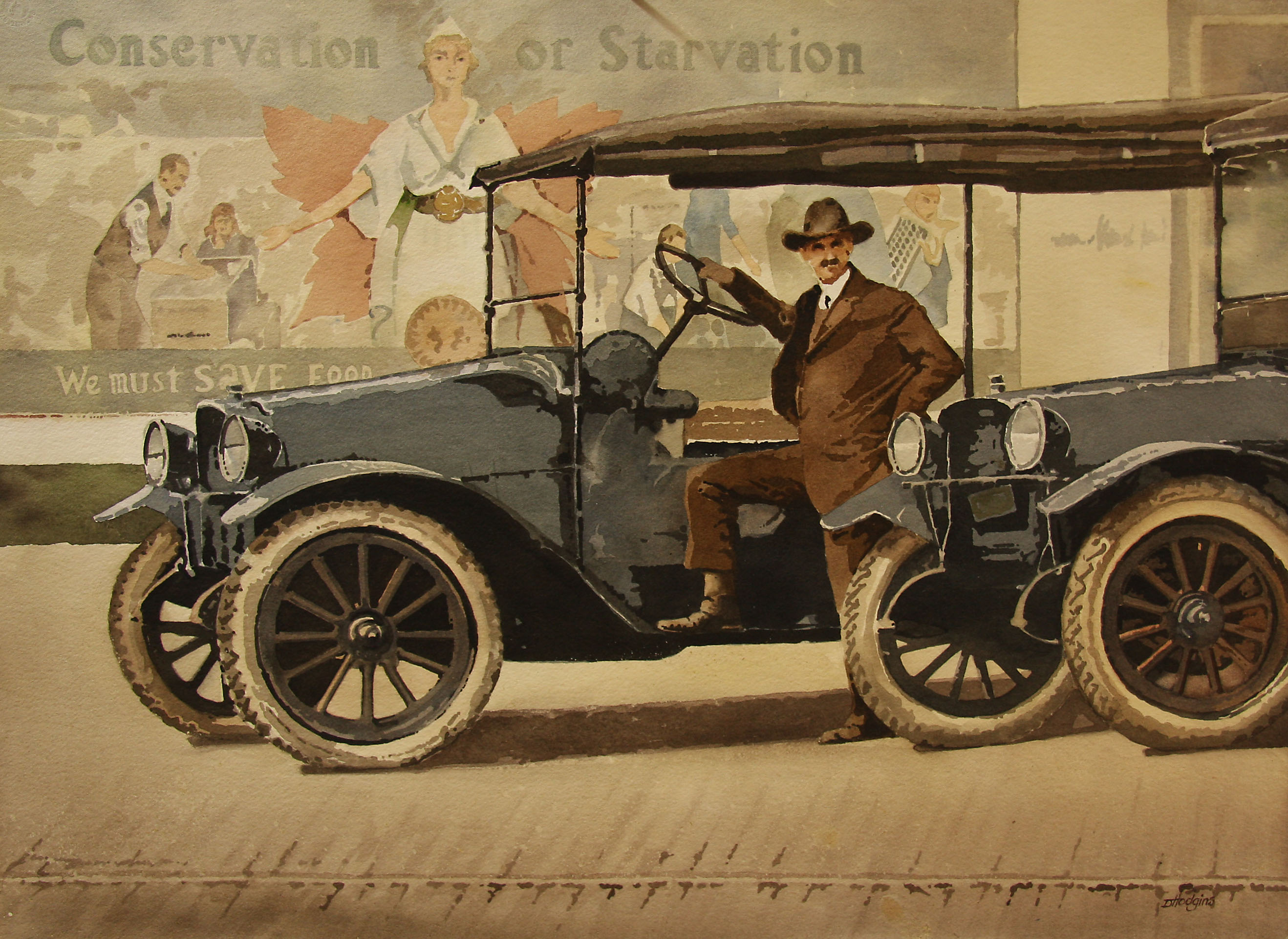 Jitney salesman 1918